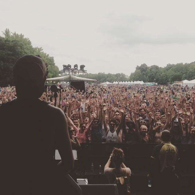 Cheerleader at Firefly Music Festival (via the band's Instagram -- @Chrleader)