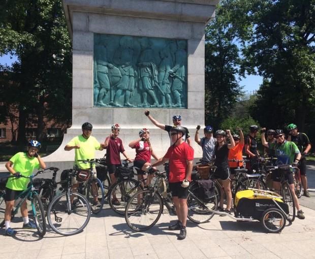 Triumphal arrival in The Bronx  | Photo courtesy of Janice Hayes-Cha