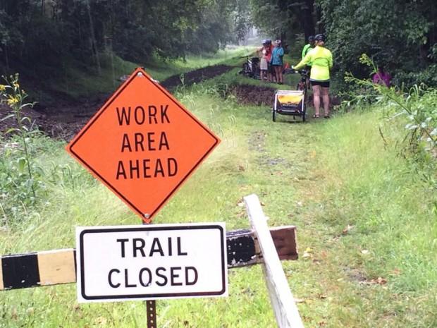 The F@N Caravan forges through obstacles and work areas  | Photo courtesy of Janice Hayes-Cha