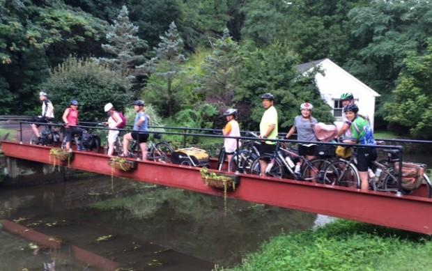 The Free at Noon bike caravan | Photo courtesy of Janice Hayes-Cha