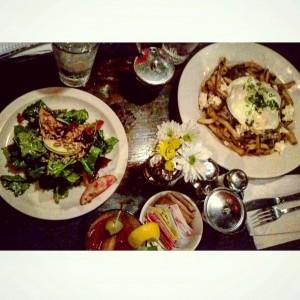 Brunch with James (via the author's Instagram)