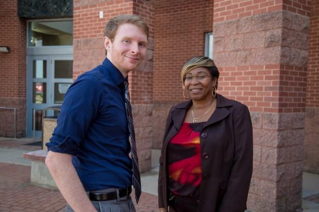 Matt Kerr and Karen Bryant, warden at Philadelphia Industrial Correction Center | Photo by Rachel Del Sordo | racheldelsordophotography.com