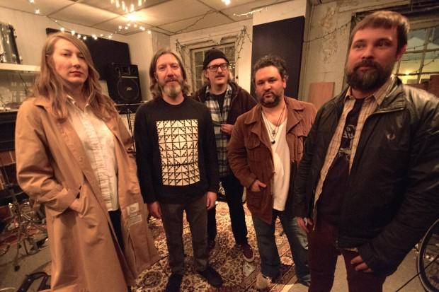 Tygaton in their tiny Fishtown practice space | Photo by John Vettese