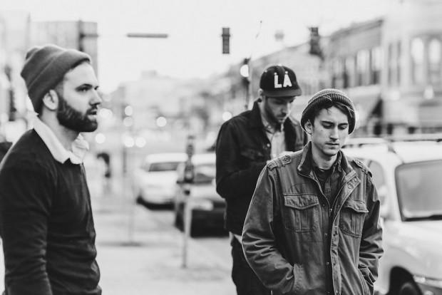 Josh, Shane, and Jonathan walking in downtown Minneapolis. | photo by Katie Jean Photography