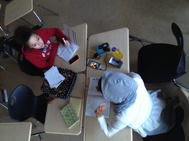 Madeline Abizu-Vasquez (left) and Natasha Jovan (right)