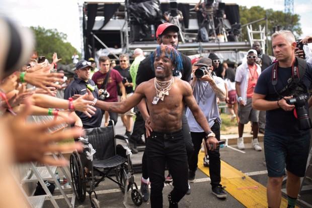 Lil Uzi Vert at Made In America | Photo by Rachel Del Sordo