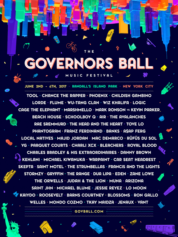 Governor's Ball Lineup