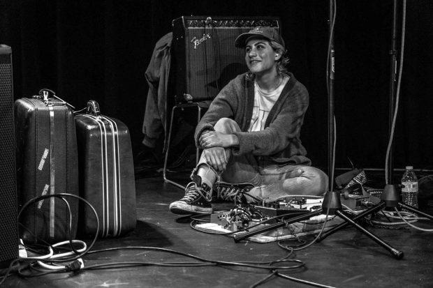 Liz De Lise waits to perform at Battlefest 2017 | photo by Marshall Woodruff