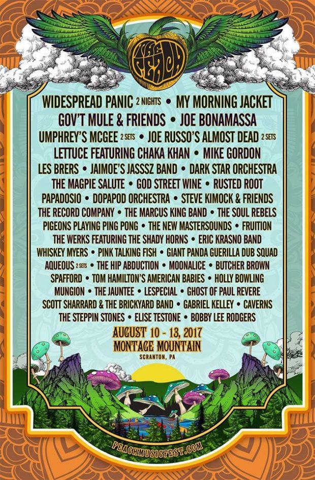 poster for the Peach Festival 2017