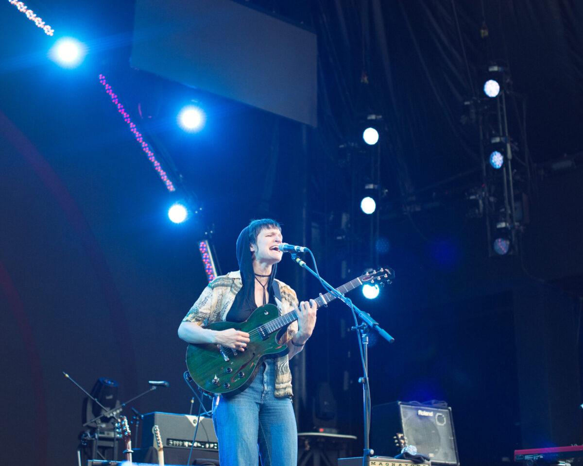 Big Thief performing