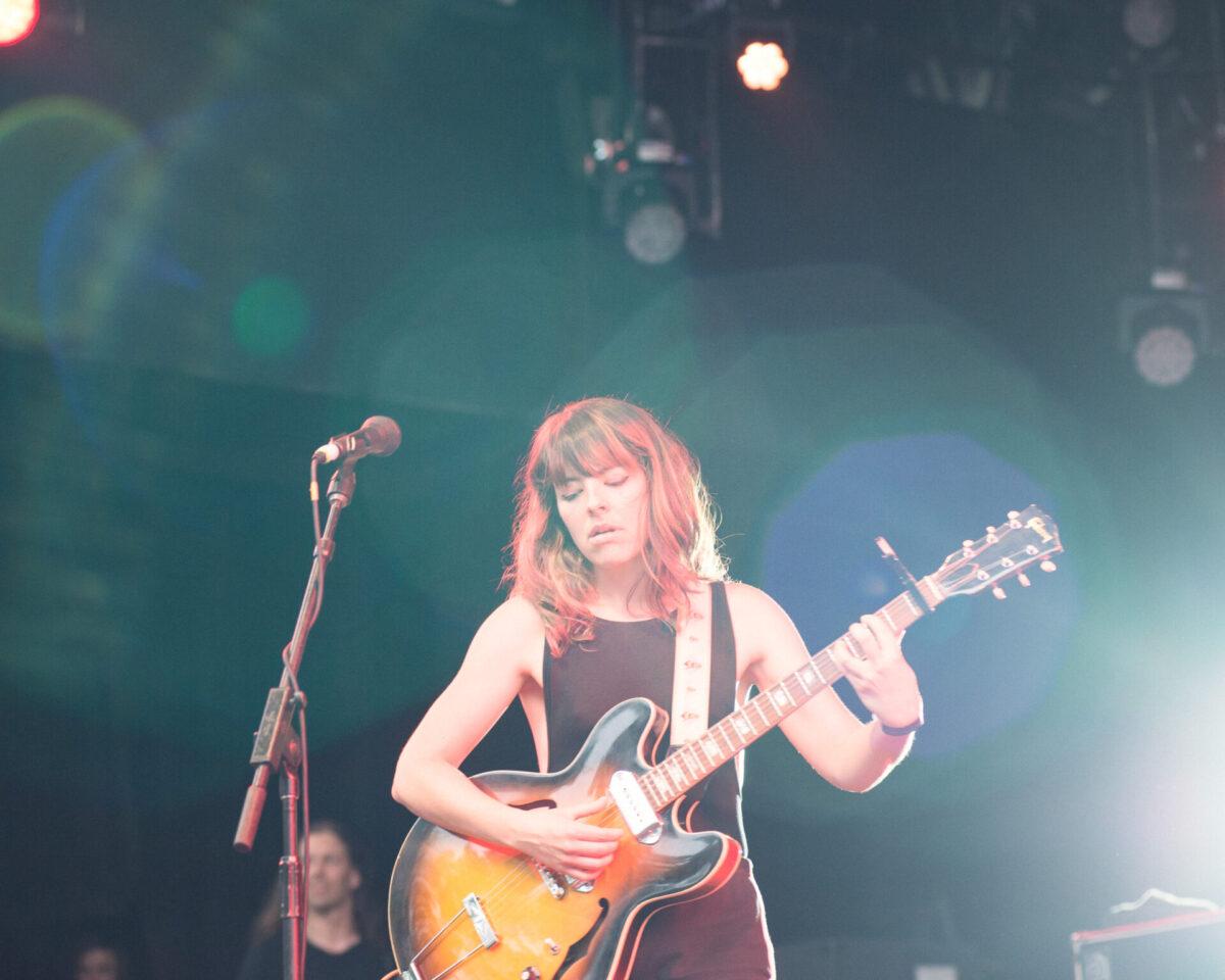 Frances Quinlan performing