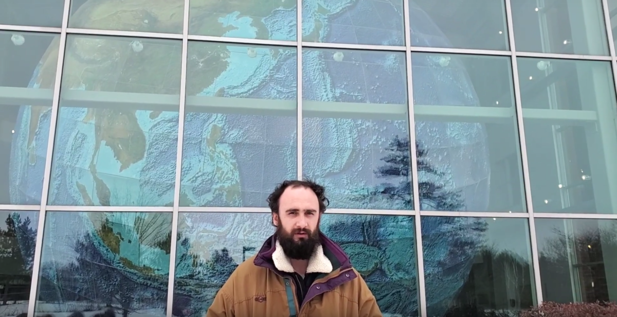 Dan Wriggins from Friendship wanders a snow-covered Maine town while paying homage to West Philly in solo single “The Diner”
