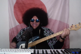 Dylan Cartlidge gives a kinetic one-person Free at Noon performance