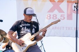 Tommy Conwell stans the 80s on the XPNFest River Stage
