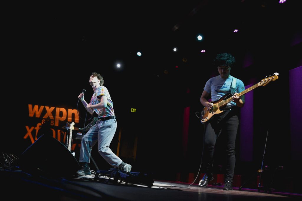 Nation of Language throws a new wave dance party at World Cafe Live