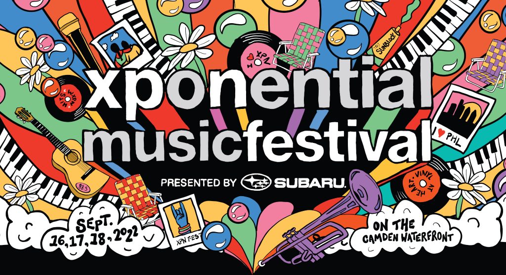 WXPN’S Annual 3-Day XPoNential Music Festival presented by Subaru Returns to the Camden, NJ Waterfront Friday, September 16 through Sunday, September 18