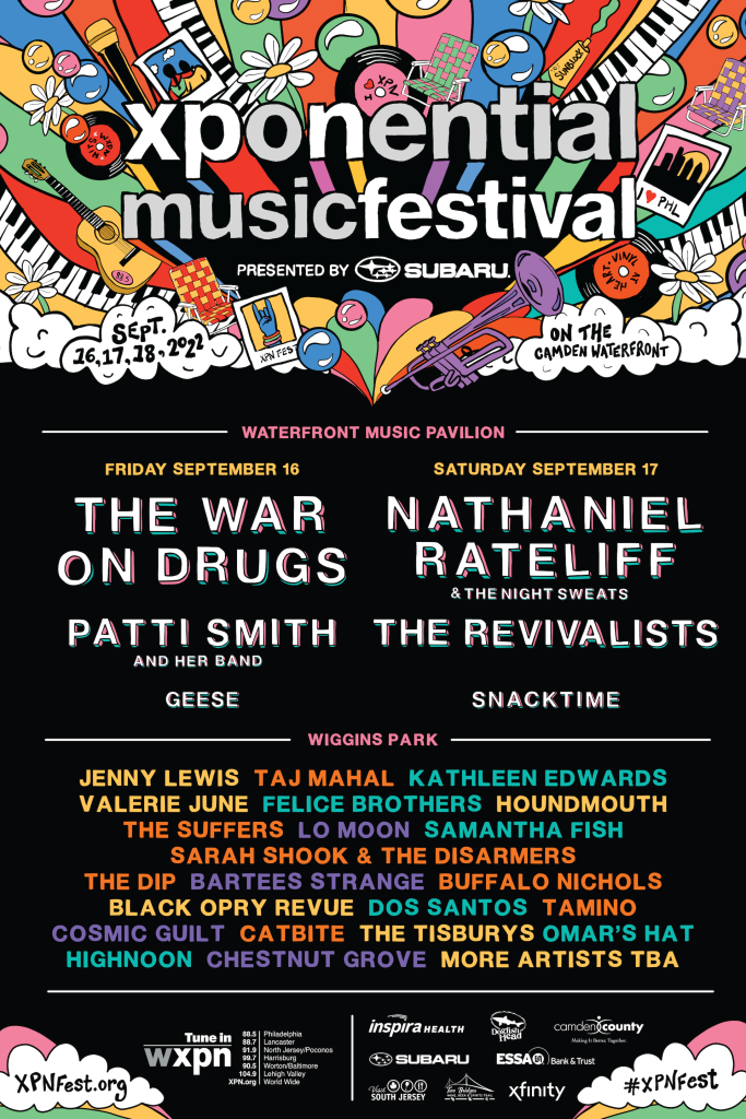 The War on Drugs, Patti Smith, Nathaniel Rateliff, Jenny Lewis, Bartees Strange and more are playing XPoNential Music Festival 2022