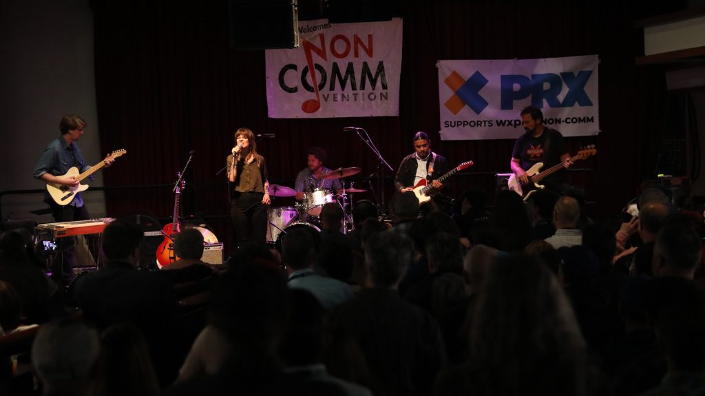 Sarah Shook and the Disarmers gets rowdy with the PRX Stage crowd at #NONCOMM