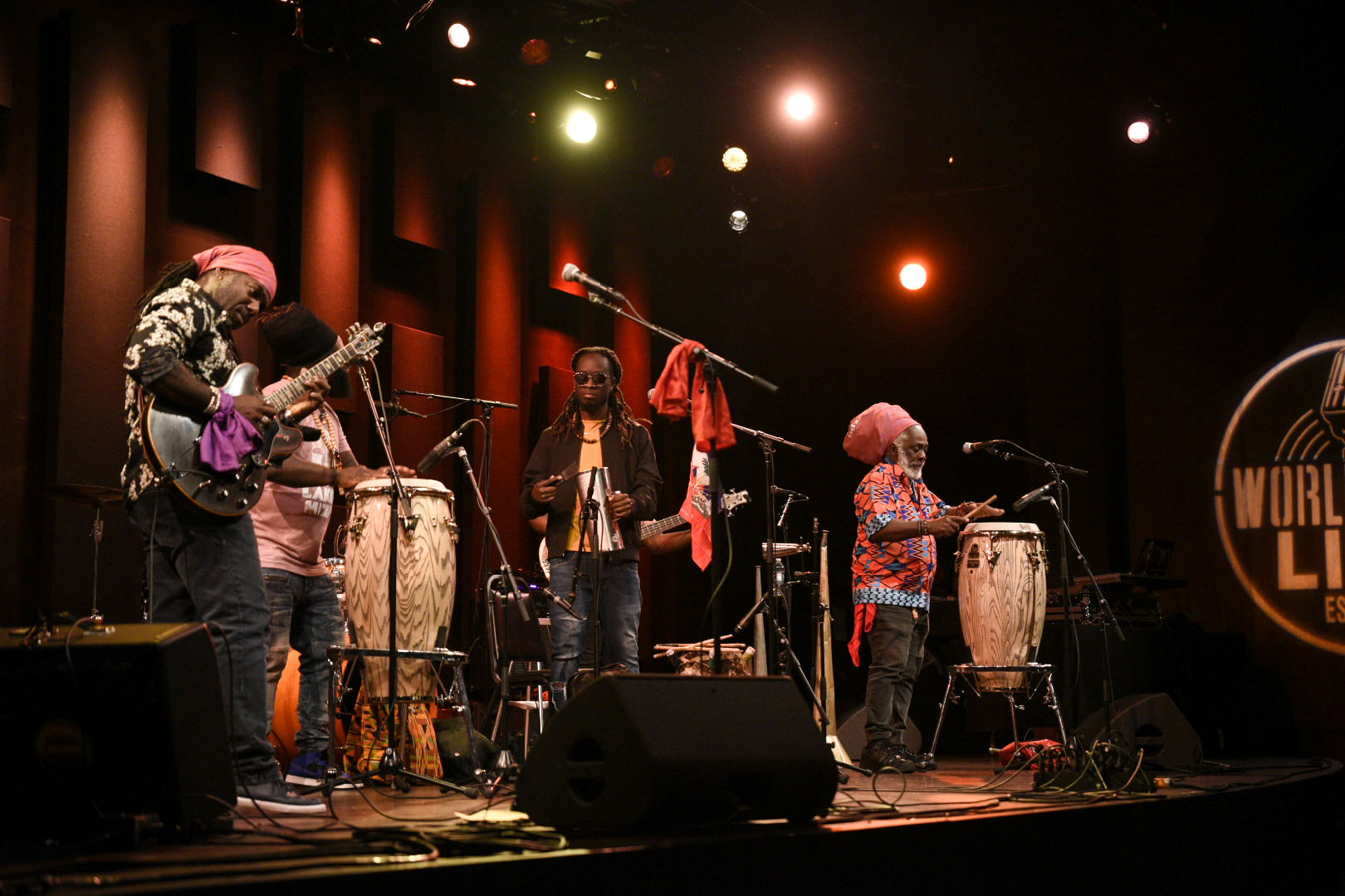Lakou Mizik gave a powerful, soulful performance at World Cafe Live