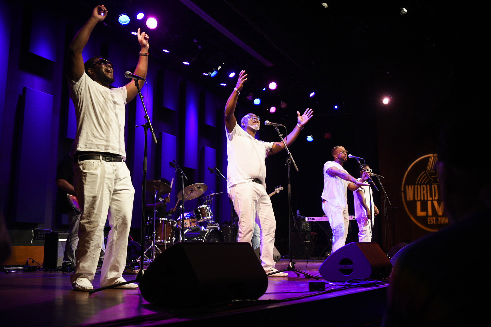 The Dedicated Men of Zion bring a spirit-raising set to World Cafe Live for Free at Noon