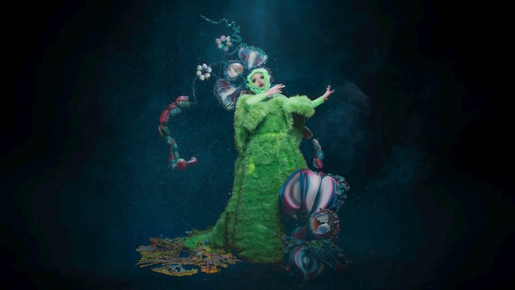 Immerse yourself inside Björk’s fungal fantasy world in “Atopos” music video
