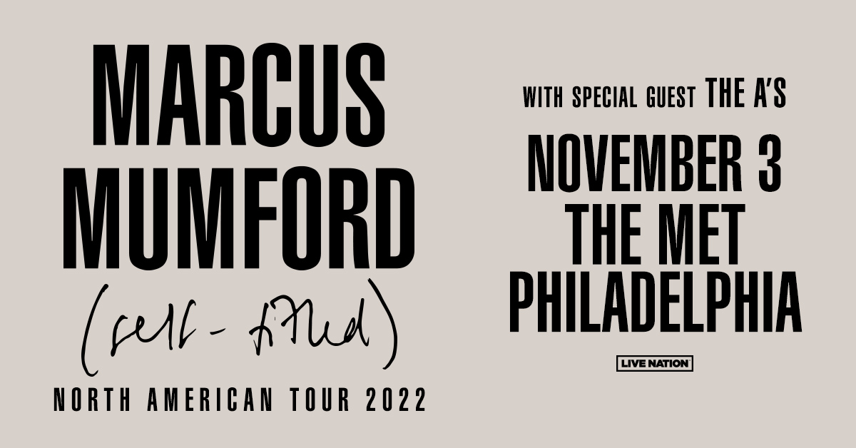 Ticket Giveaway: Marcus Mumford