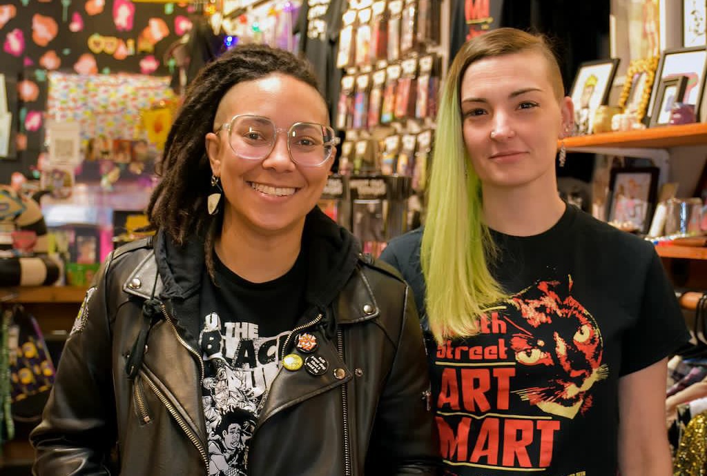 Meet the artists who decorated WXPN Studio for #XPN80sWeek, Nicole and Nicole of South Street Art Mart!