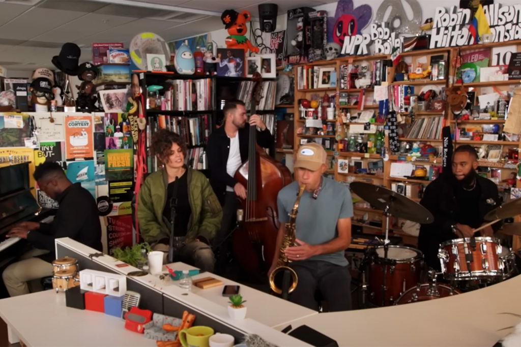 Joshua Redman and his band featuring Philly’s rising star Nazir Ebo played NPR’s Tiny Desk