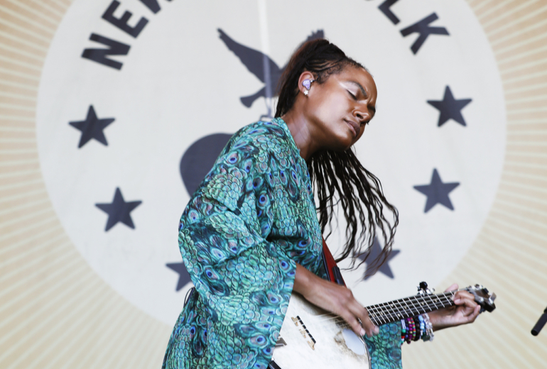 Allison Russell at the Newport Folk Festival 2024 | Photo by Heather Hurlock