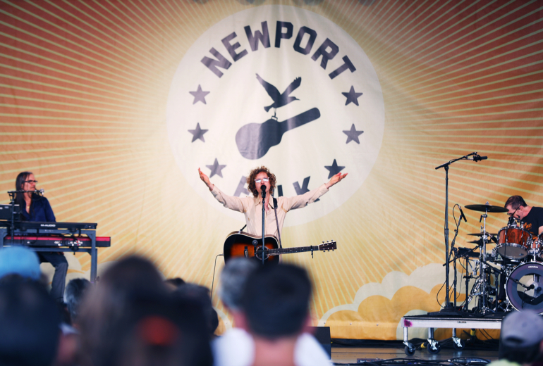 Beck at the Newport Folk Festival 2024 | Photo by Heather Hurlock