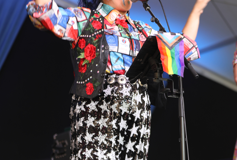 Bertha Grateful Drag at the Newport Folk Festival 2024 | Photo by Heather Hurlock