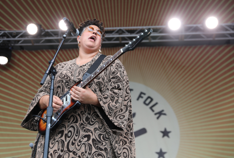 Brittany Howard at the Newport Folk Festival 2024 | Photo by Heather Hurlock