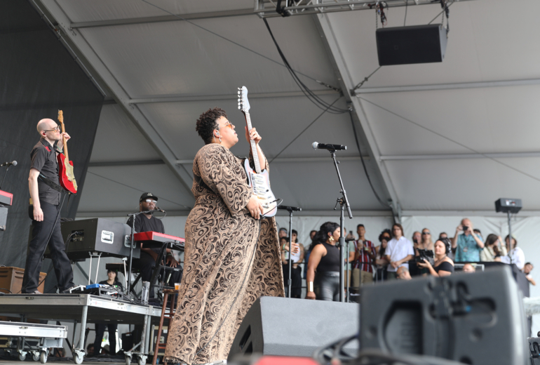 Brittany Howard at the Newport Folk Festival 2024 | Photo by Heather Hurlock