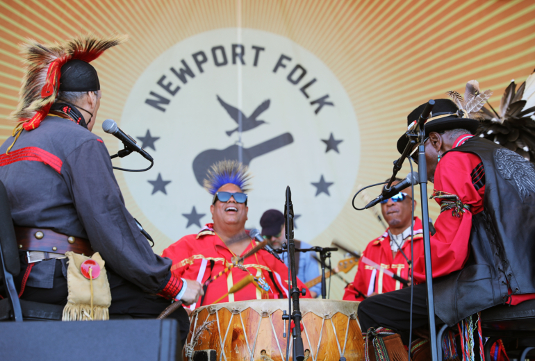 Medicine Singers Newport Folk Festival 2024 | Photo by Heather Hurlock