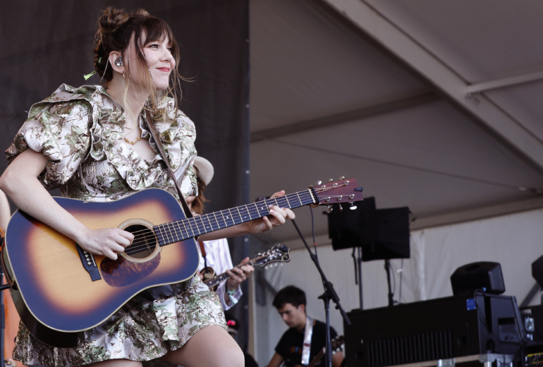 Molly Tuttle at the Newport Folk Festival 2024 | Photo by Heather Hurlock