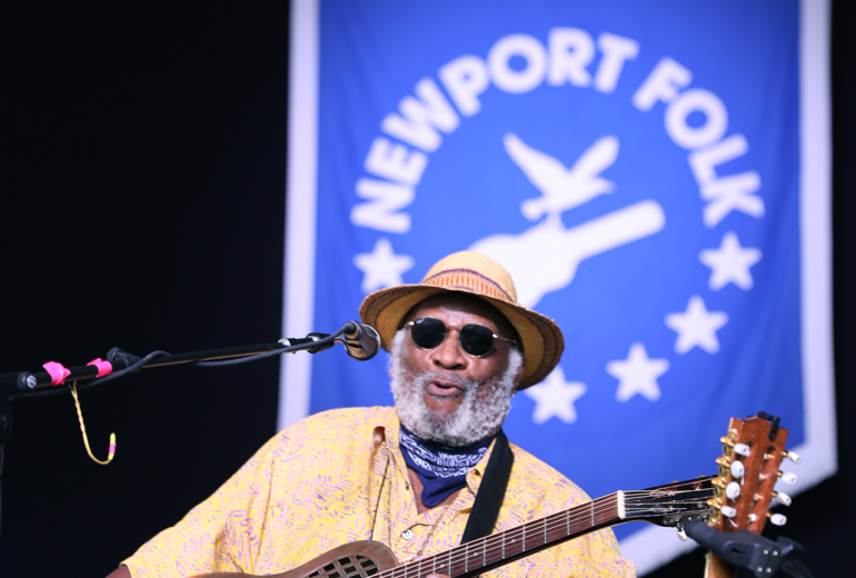 Taj Mahal at the Newport Folk Festival 2024 | Photo by Heather Hurlock