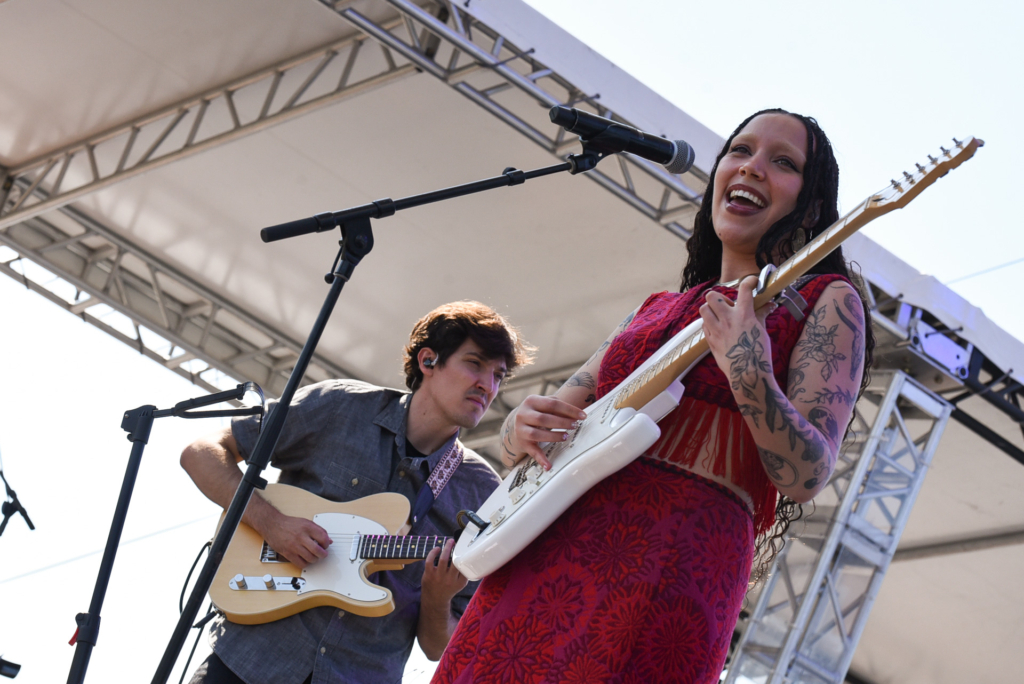 Julia Pratt brings a dynamic and emotional performance to the XPNFest River Stage