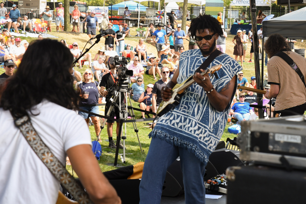Moustapha Noumbissi ignites the Marina Stage with indie rock and psychedelic soul