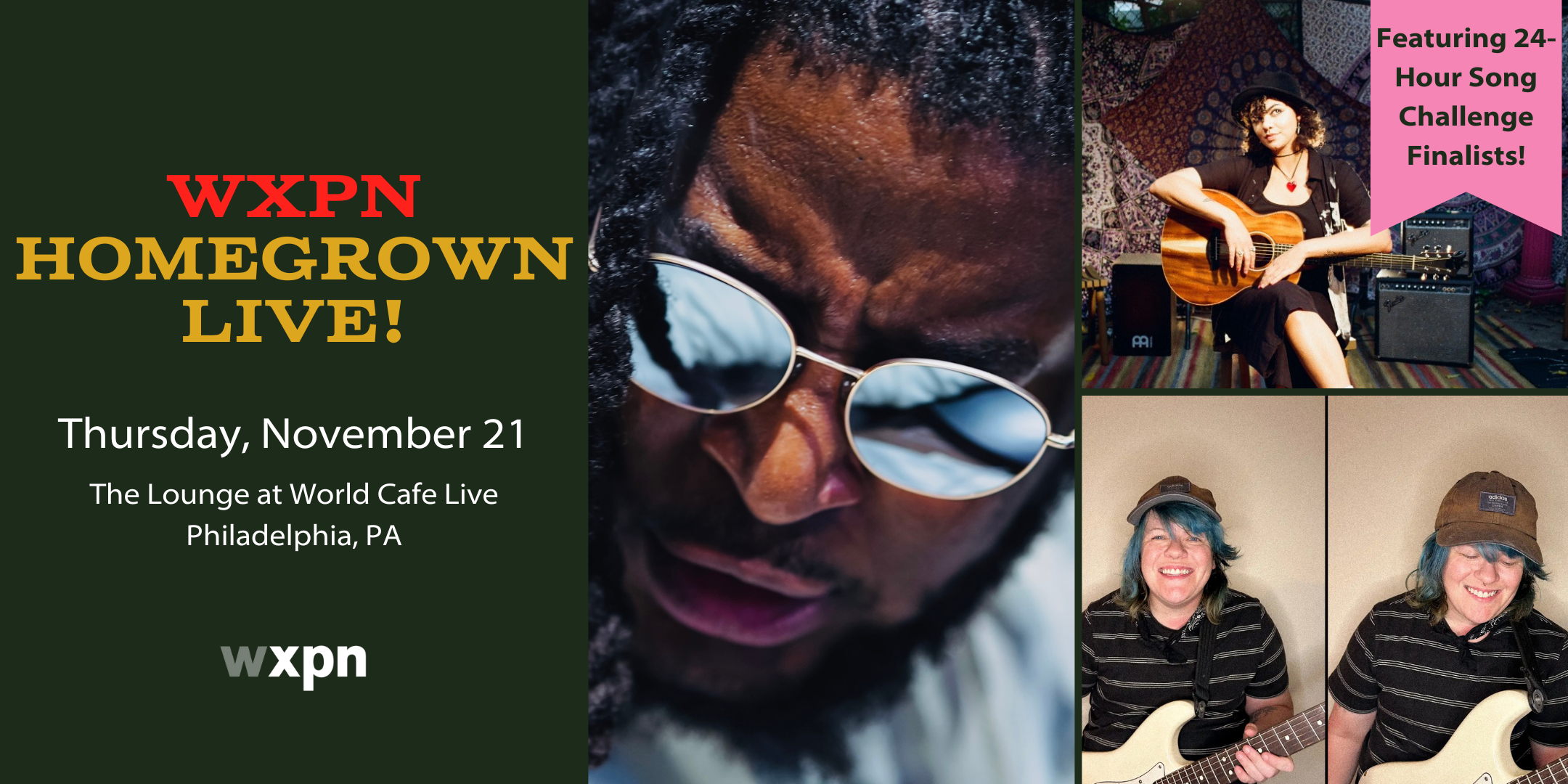 WXPN Celebrates 24-Hour Songwriting Challenge Finalists with Homegrown Live!