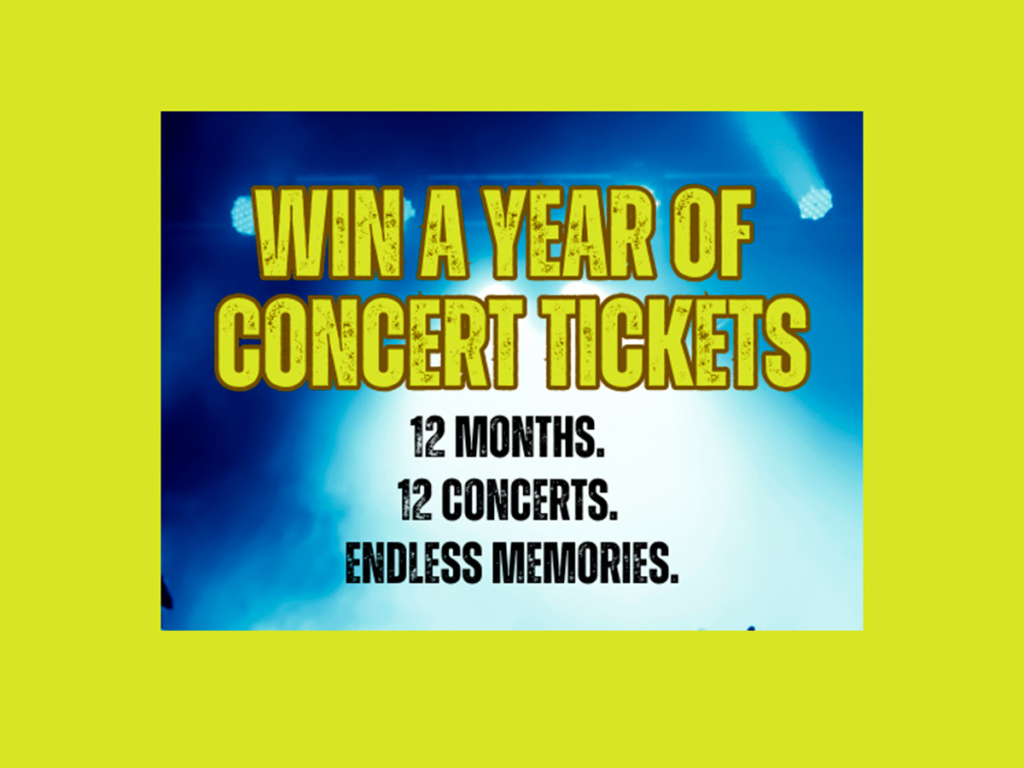 CONTEST RULES: Year of Concert Tickets