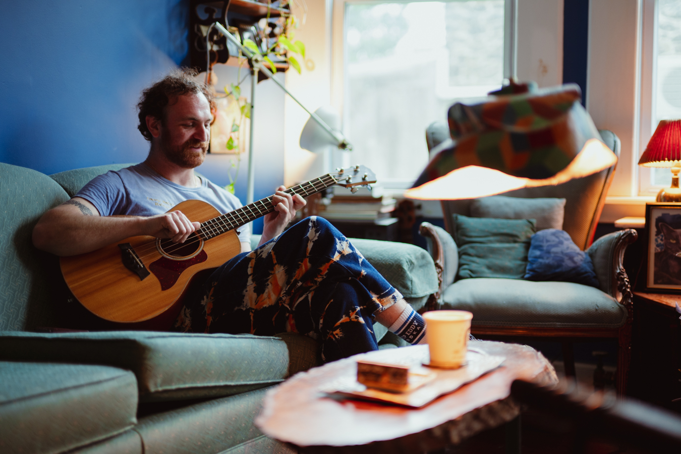 Paints, Plants, and ProTools: Erik Kramer makes space for it all in his Germantown home