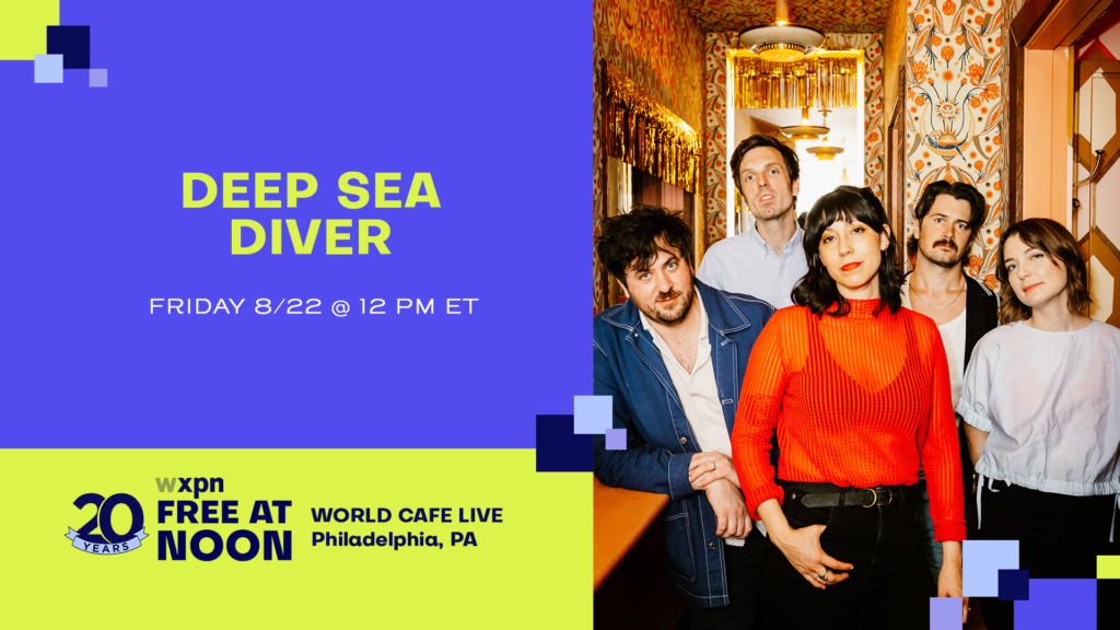 Deep Sea Diver plays Free At Noon this Friday, August 22