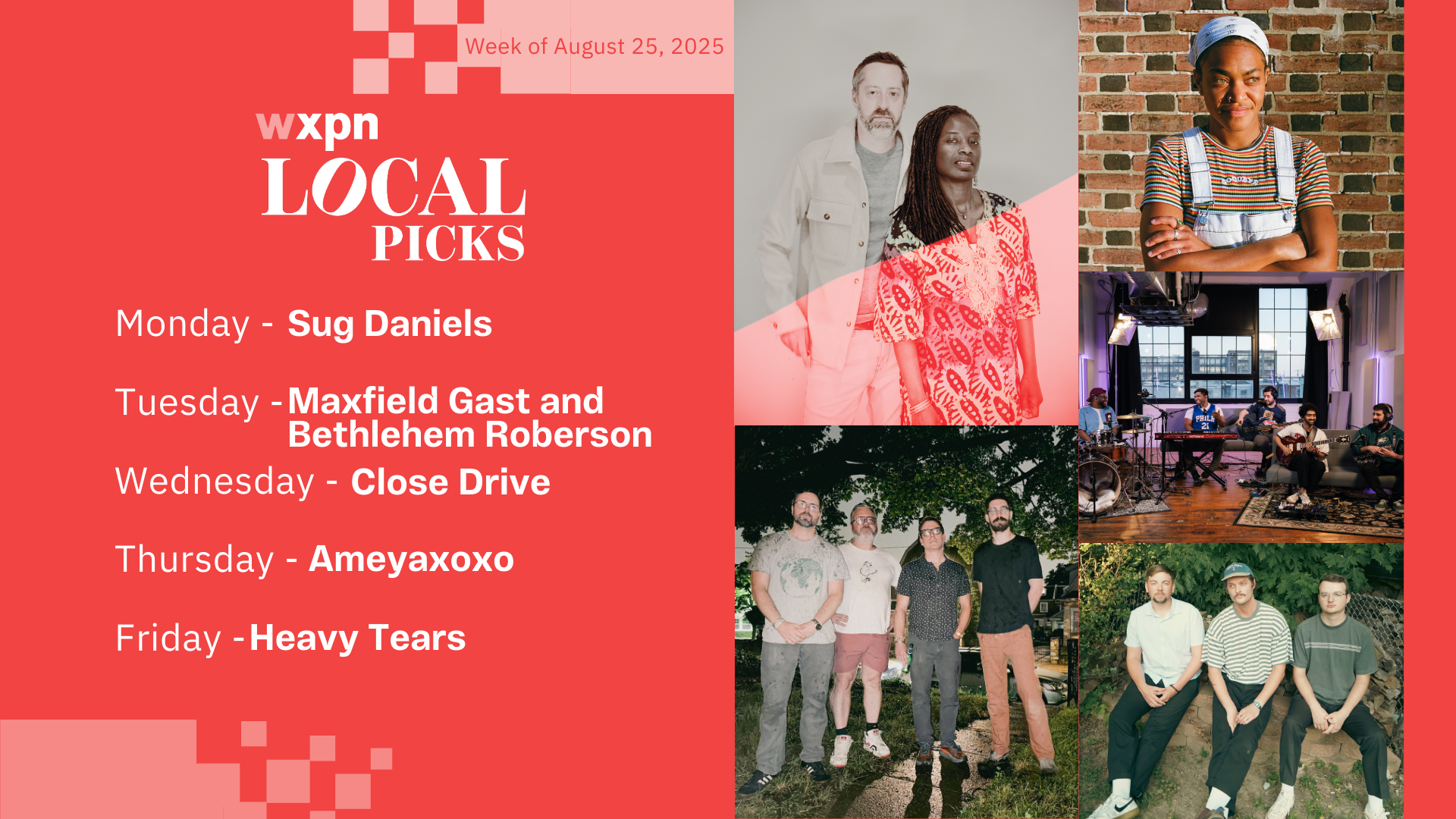 WXPN Local Picks – Week of August 25, 2025