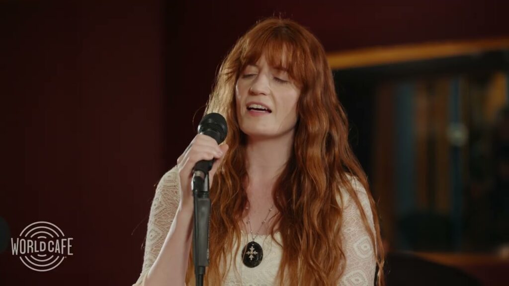 Florence and the Machine – “Everybody Scream” (Live for World Cafe)