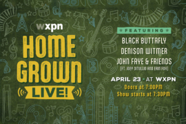 Homegrown Live Returns April 23 with Black Buttafly, Denison Witmer, and John Faye