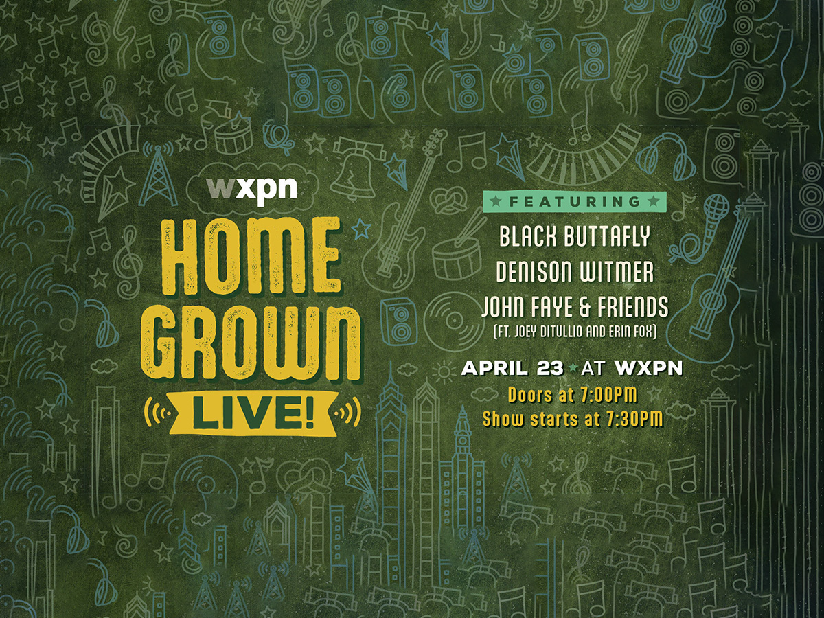 Homegrown Live Returns April 23 with Black Buttafly, Denison Witmer, and John Faye