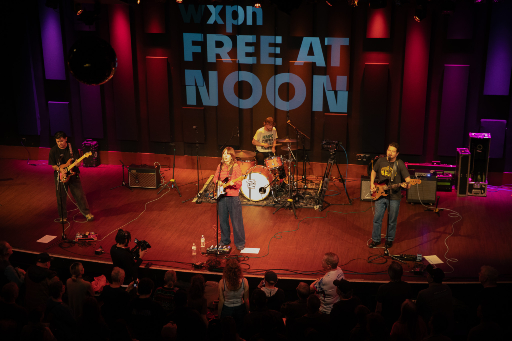 The Belair Lip Bombs Show Off Guitar Mastery In Free At Noon Performance